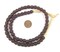 The Bead Chest® African Recycled Glass Beads, 9mm - Full Strand Eco-Friendly Fair Trade Sea Glass Beads from Ghana Handmade Ethnic Round Spherical Tribal Boho Krobo Spacer Beads